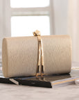 chic handheld clutches. These versatile bags are suitable for evening events and can be worn as crossbody options, offering both style and convenience."
