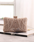 Image of a Beaded Evening Clutch, a sparkling and elegant accessory perfect for special nights and formal occasions.