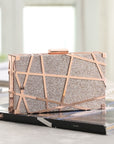 Sleek and Sophisticated Evening Clutch. It is a classic and elegant accessory designed for formal events, combining style and functionality. The clutch features a sleek and sophisticated design in black, making it the perfect complement to your special evening ensemble.