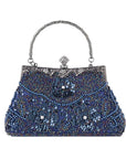 Image of an Exquisite Embroidered Evening Bag, a graceful and elegant accessory perfect for special occasions and formal events.