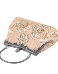 Image of an Exquisite Embroidered Evening Bag, a graceful and elegant accessory perfect for special occasions and formal events.