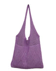 Crochet Shoulder Bag in Vibrant Colors, adding a pop of style to your ensemble.