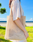 Unique Crochet Shoulder Bag with a Vintage Touch, a standout fashion statement.