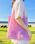 Unique Crochet Shoulder Bag with a Vintage Touch, a standout fashion statement.