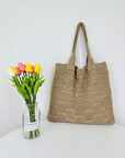 Stylish Crochet Shoulder Bag with a Relaxed Vibe, ideal for everyday use.