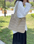 Eco-Friendly Fashion: Crochet Shoulder Bag for Green Living.