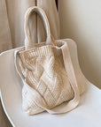 Unique Crochet Shoulder Bag with a Vintage Touch, a standout fashion statement.