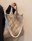 Unique Crochet Shoulder Bag with a Vintage Touch, a standout fashion statement.
