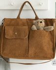 Customizable Corduroy Bag with Adjustable Strap: The Perfect Bag for Every Occasion