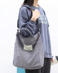 Stay on-Trend with Our Contemporary and Unique Corduroy Shoulder Bag