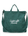 Experience Maximum Versatility with Our Convertible Corduroy Shoulder Bag