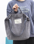 Stay on-Trend with Our Contemporary and Unique Corduroy Shoulder Bag