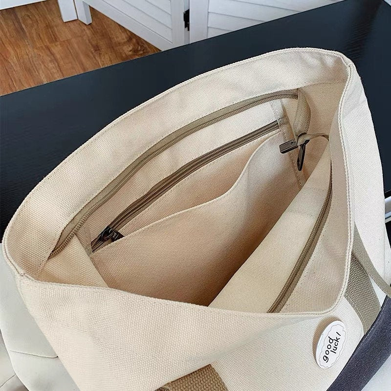 Shoulder Canvas Cotton Bags Canvas Tote Bag Corduroy Shoulder Tote