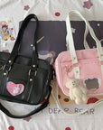Uniform Bag-Ita Shoulder Bag-Ita Bag Crossbody-Kawaii ita Bag-Ita Backpack-ITA School-Bag-ita Bag Accessories-Anime Tote