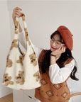 Stay Cute and Cozy with Our Fluffy Shoulder Bag