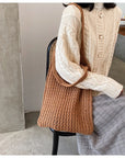 Stay Chic and Sustainable with Our Handcrafted Crochet Shoulder Bag