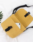 Feminine Canvas Crossbody Bag for Effortless Elegance