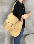 The Perfect Canvas Messenger Bag with Adjustable Strap