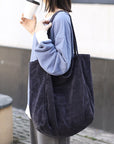 Get Ready for Winter with Our Warm and Stylish Corduroy Shoulder Bag