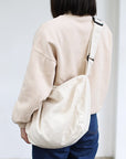 Roomy Canvas Crossbody Bag for Ample Storage