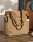 Stay Hands-Free and Chic with Our Convenient Canvas Shoulder Bag