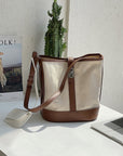 Durable Canvas Shoulder Bag with Stylish Details