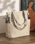 Stay Hands-Free and Chic with Our Convenient Canvas Shoulder Bag