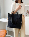 Practical Canvas Crossbody Bag with Multiple Compartments