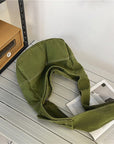 Stylish and Durable Canvas Crossbody Bag with Multiple Pockets