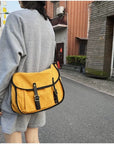 Unisex Canvas Crossbody Bag for Gender-Neutral Style