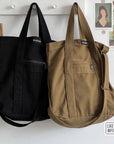 Roomy Canvas Bag with Adjustable Strap for Everyday Use