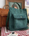 Experience the Perfect Blend of Style and Functionality with Our Corduroy Tote Bag