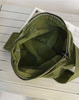 Stylish and Durable Canvas Crossbody Bag with Multiple Pockets