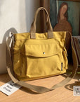 Versatile Canvas Crossbody Bag for Work and Play