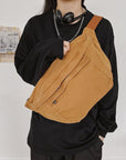 Experience the Comfort and Convenience of Our Canvas Sling Bag