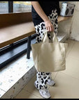 Effortlessly Cool Canvas Top Handle Bag