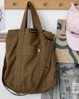 Roomy Canvas Bag with Adjustable Strap for Everyday Use