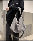 Urban Canvas Crossbody Bag for City-Savvy Style