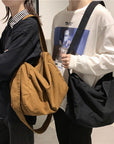 Urban Canvas Crossbody Bag for City-Savvy Style