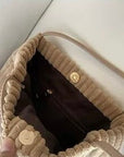 Experience Unbeatable Quality with Our Artisanal Corduroy Shoulder Bag