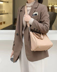 Modern and Minimalist PU Leather Shoulder Bag