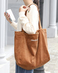 Stay Practical and Fashionable with Our Versatile Corduroy Shoulder Bag