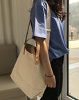 Spacious Canvas Tote Perfect for Work, Travel, and More