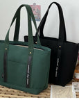 Casual Canvas Top Handle Shoulder Bag
