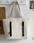 Casual Canvas Top Handle Shoulder Bag