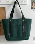Casual Canvas Top Handle Shoulder Bag