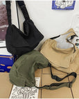 Stay Comfortable and Lightweight with Our Travel-Ready and Adjustable Canvas Crossbody Bag