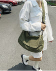 Stay Comfortable and Lightweight with Our Travel-Ready and Adjustable Canvas Crossbody Bag