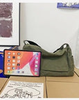 Stay Comfortable and Lightweight with Our Travel-Ready and Adjustable Canvas Crossbody Bag