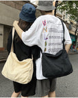 Stay Secure and Safe with Our Anti-Theft and RFID-Blocking Canvas Crossbody Bag